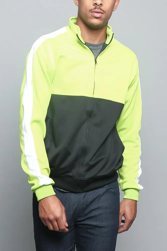 Tri-Colored Track Jacket