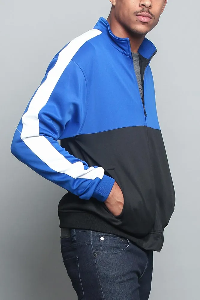 Tri-Colored Track Jacket