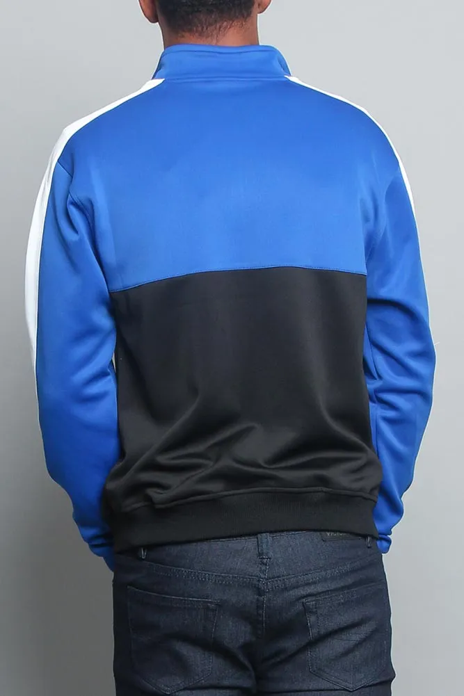 Tri-Colored Track Jacket