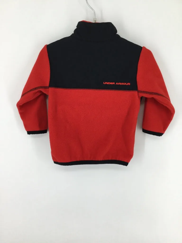 Under Armour Child Size 12 Months Red Solid Jacket - boys