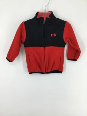 Under Armour Child Size 12 Months Red Solid Jacket - boys