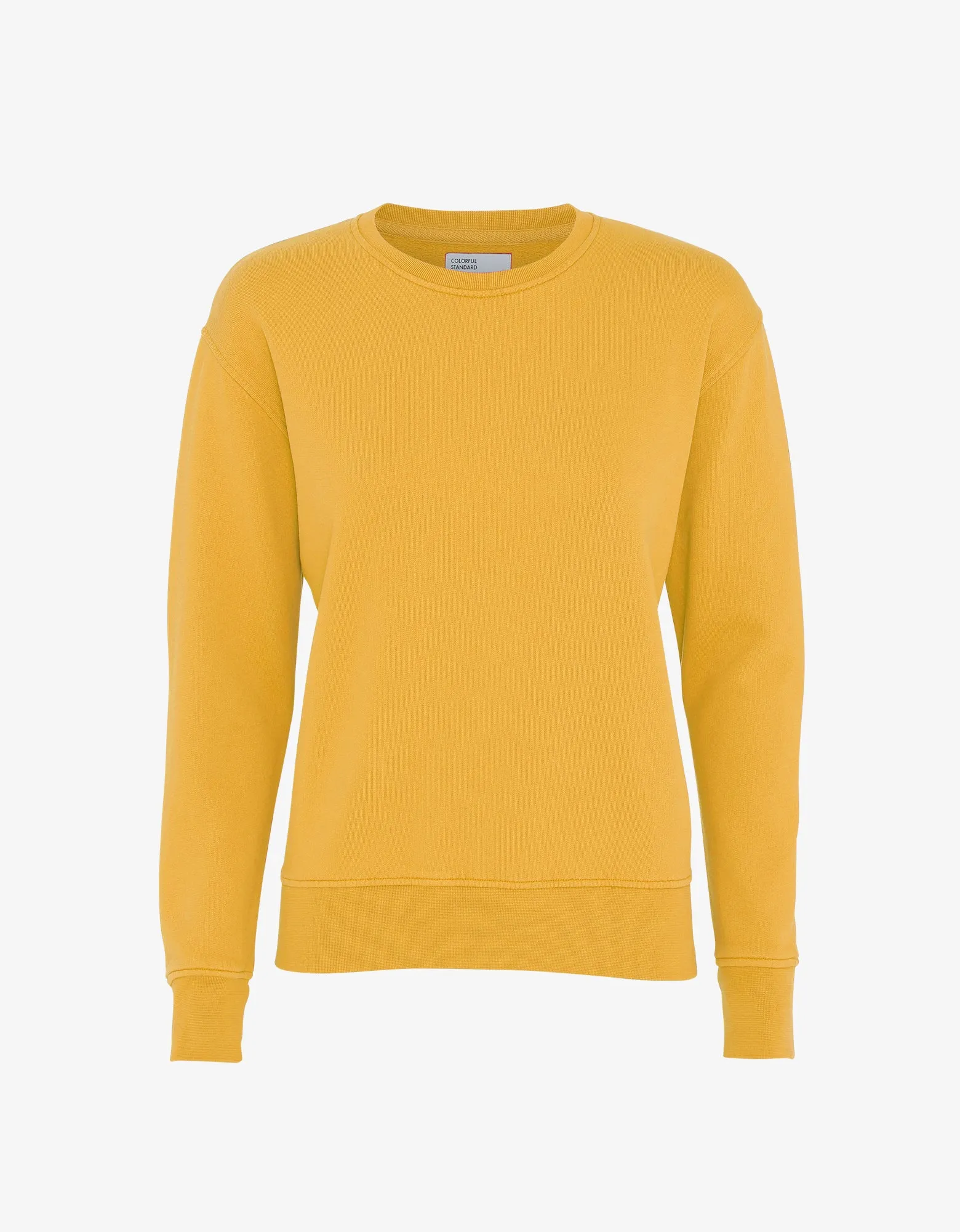 Women Classic Organic Crew - Burned Yellow